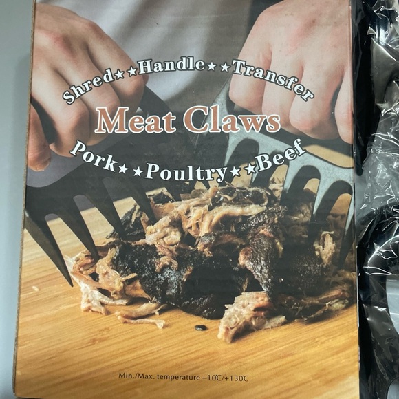 BBQ Meat Shredder Claws - Grill Smoker Meat Handler Forks, Essential BBQ Tool - Picture 2 of 3
